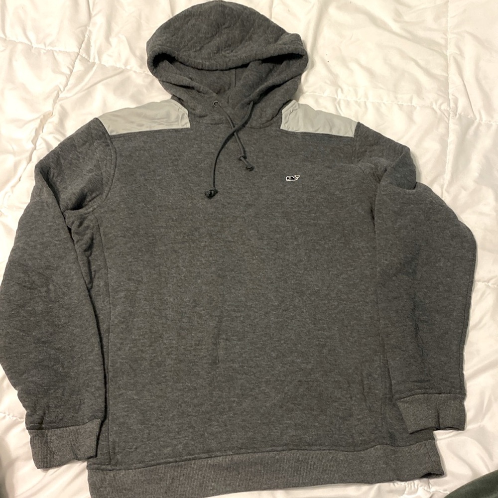 Vineyard Vines Men’s Quilted Two Tone Hoodie, M